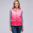 Mock Neck Quilted Vest, Begonia Multi, small