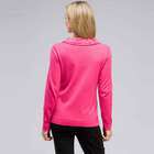 Long Sleeve Ruffle Front Cardigan, Begonia Pink, small