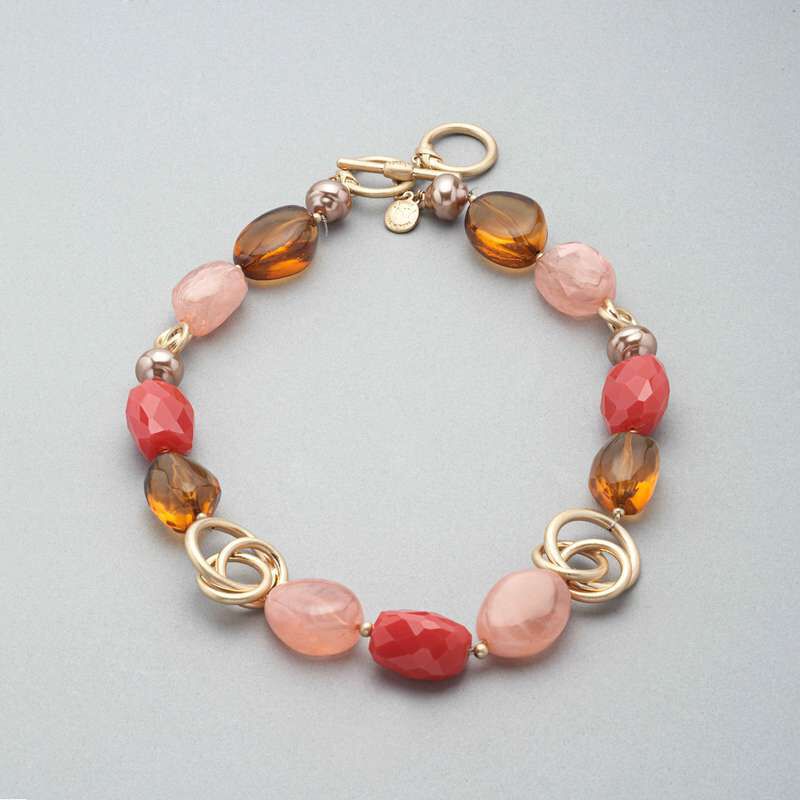 Pink Quartz Necklace, , large