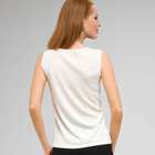 Scoop Neck Shell, Ivory, small