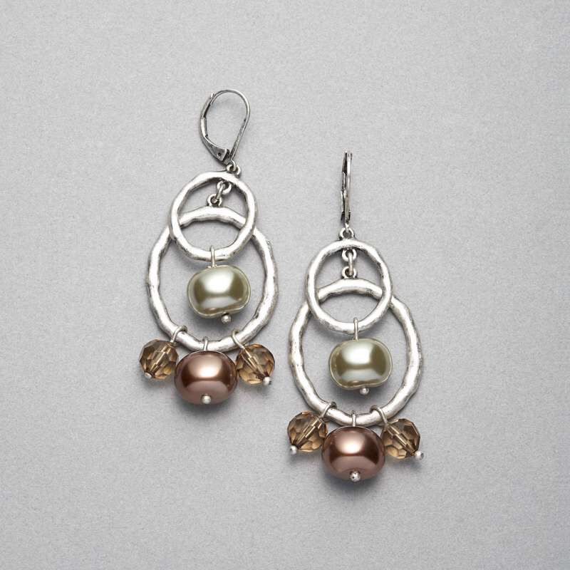 Silver Chandler Earring, , large