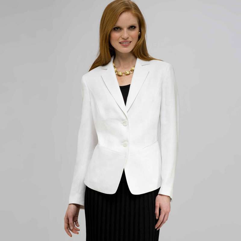 Two Button Notch Collar Jacket., , large