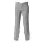 Straight Leg Trousers with Two Back Besom Pockets, Gray, small