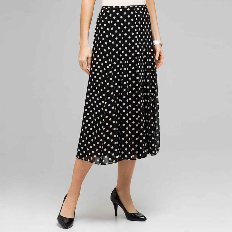 Show Stopper Dot Print Skirt, , large