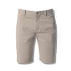 Cotton Straight Shorts, Beige, small