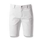 Cotton Straight Shorts, White, small