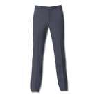 Microcheck Straight Leg Trousers, Navy, small
