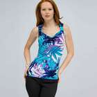 Drape Neck Tank with Knot Detail., , small