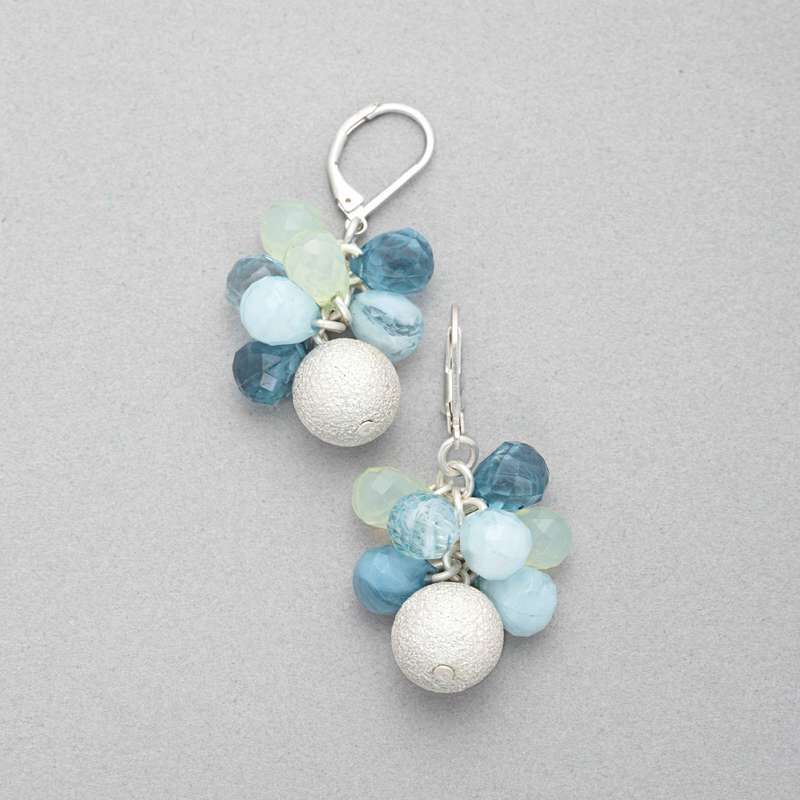 Cluster Drop Earring, , large