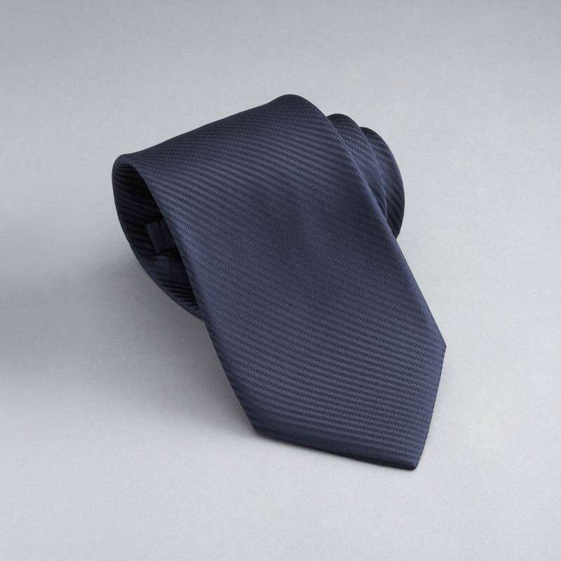 Solid Silk Tie, , large